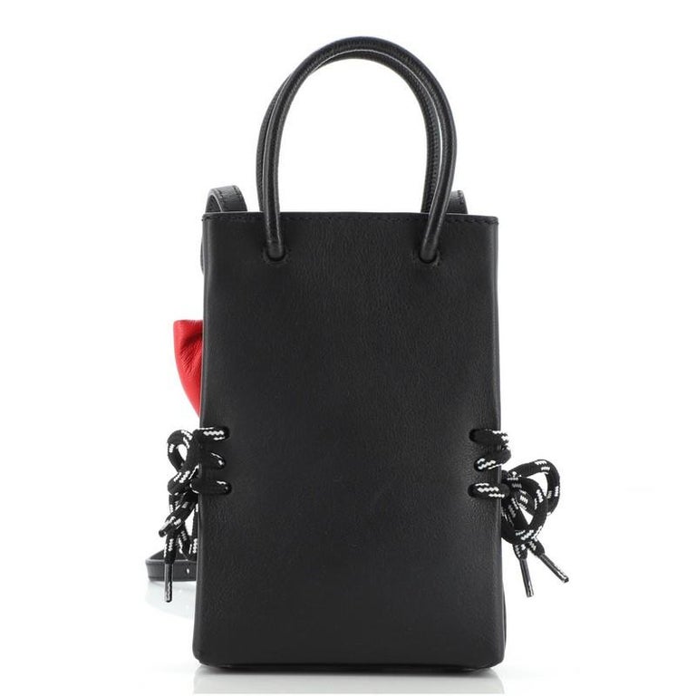Balenciaga + Hello Kitty Printed Leather Crossbody Bag