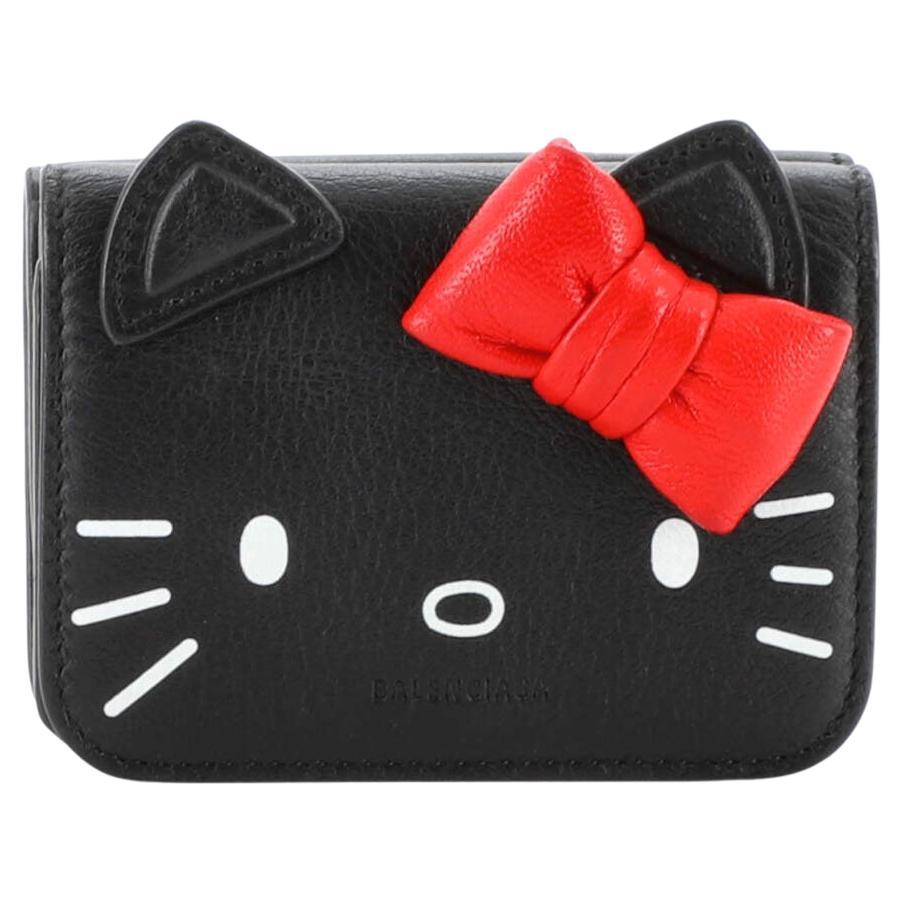 balenciaga hello kitty wallet