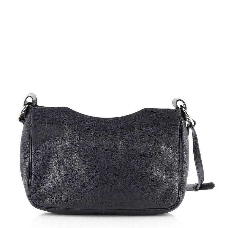 Balenciaga Hip Classic Metallic Edge Crossbody Bag Leather at 1stDibs