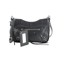 Balenciaga Hip Classic Studs Crossbody Bag Leather