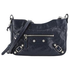 Balenciaga Hip Giant Studs Crossbody Bag Leather
