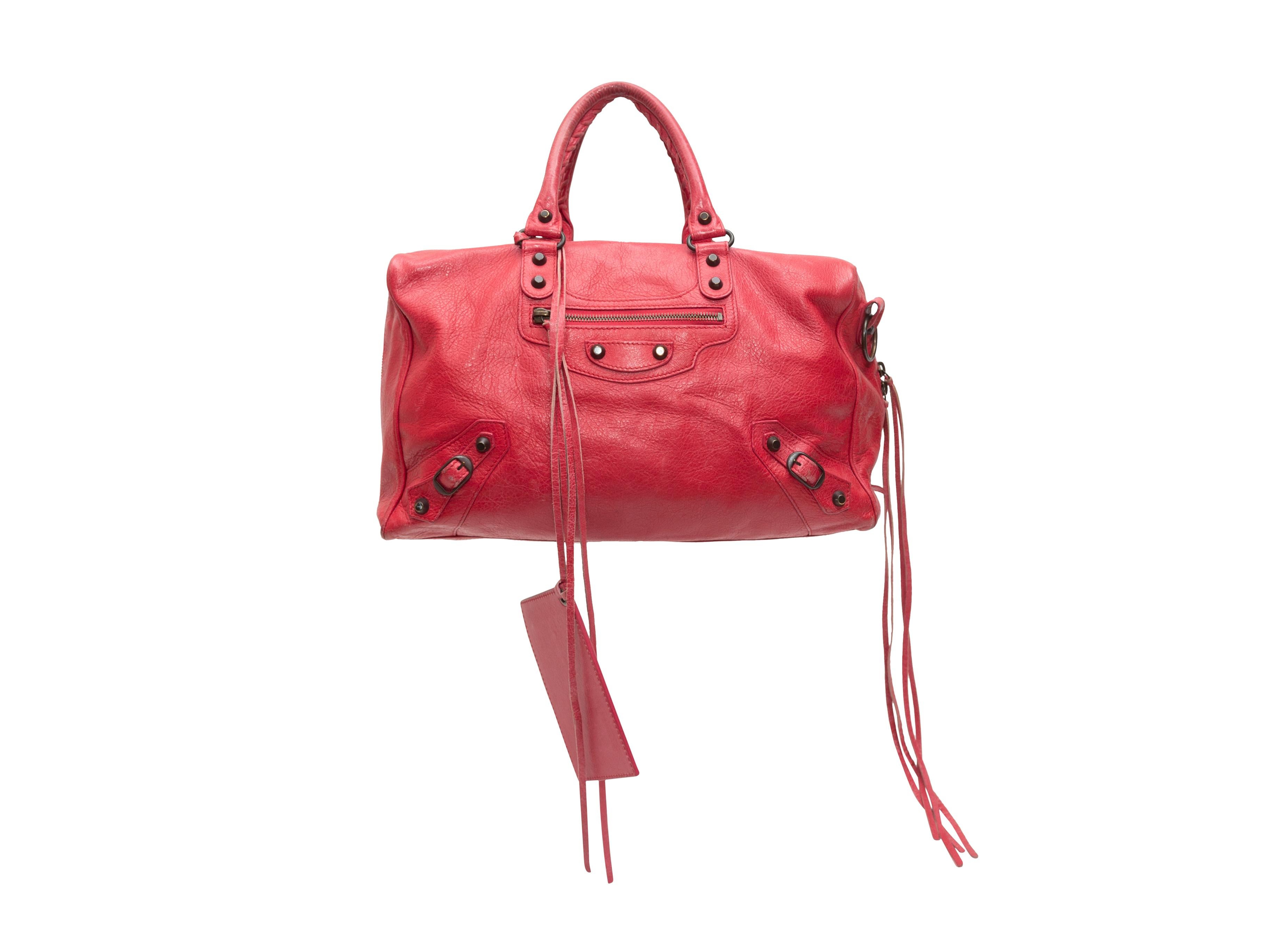 hot pink satchel