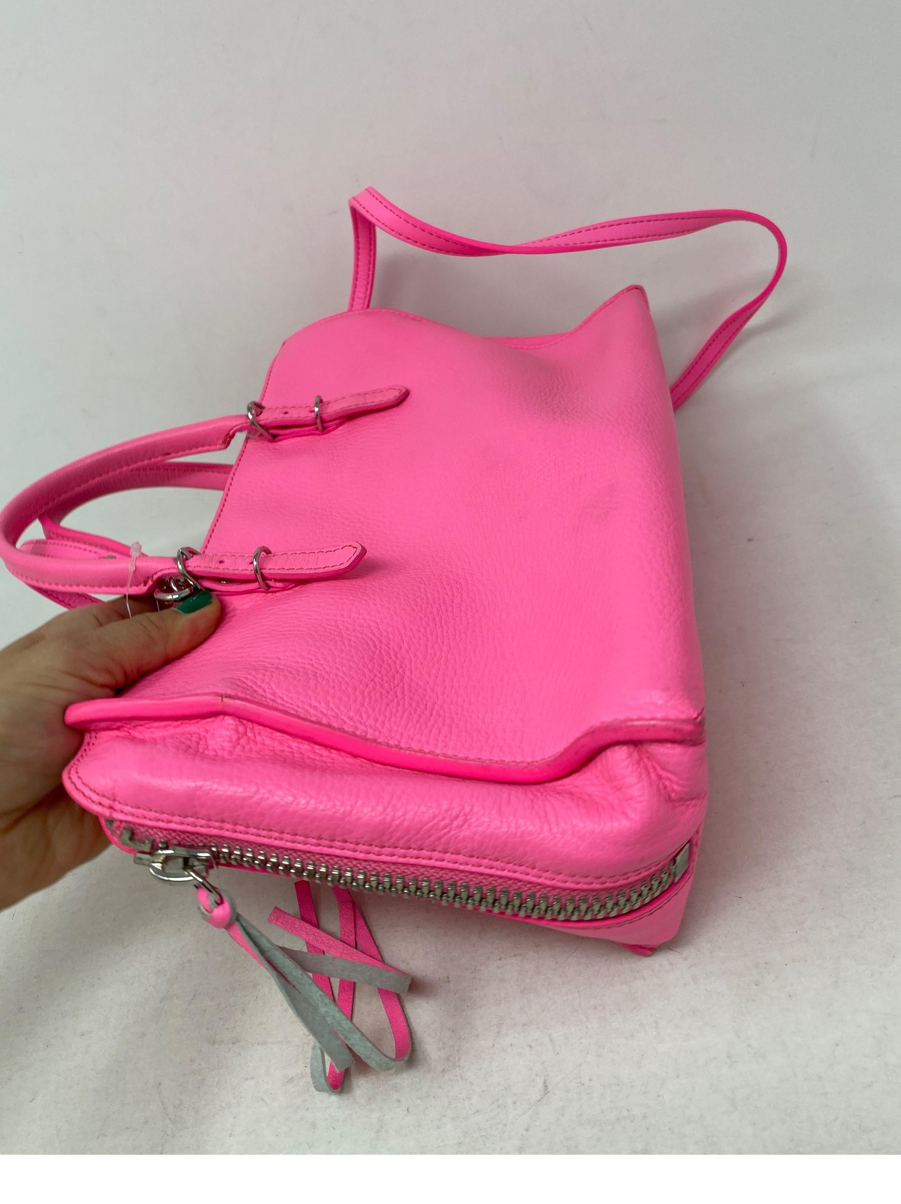 Balenciaga Hot Pink Mini Motorcyle Bag  1