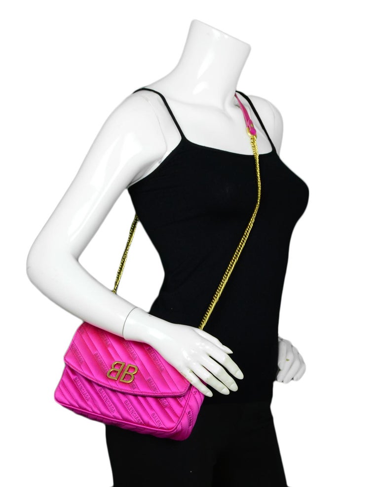 hot pink balenciaga bag