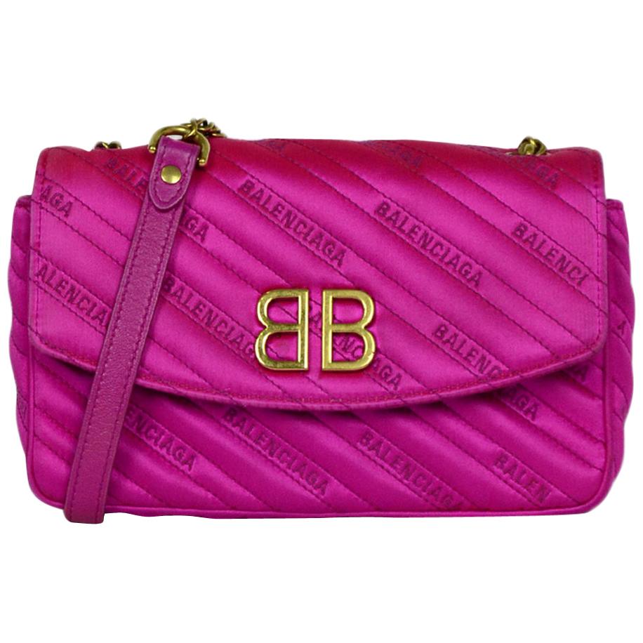 balenciaga hot pink purse