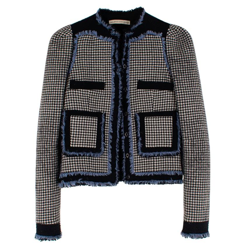 balenciaga tweed jacket