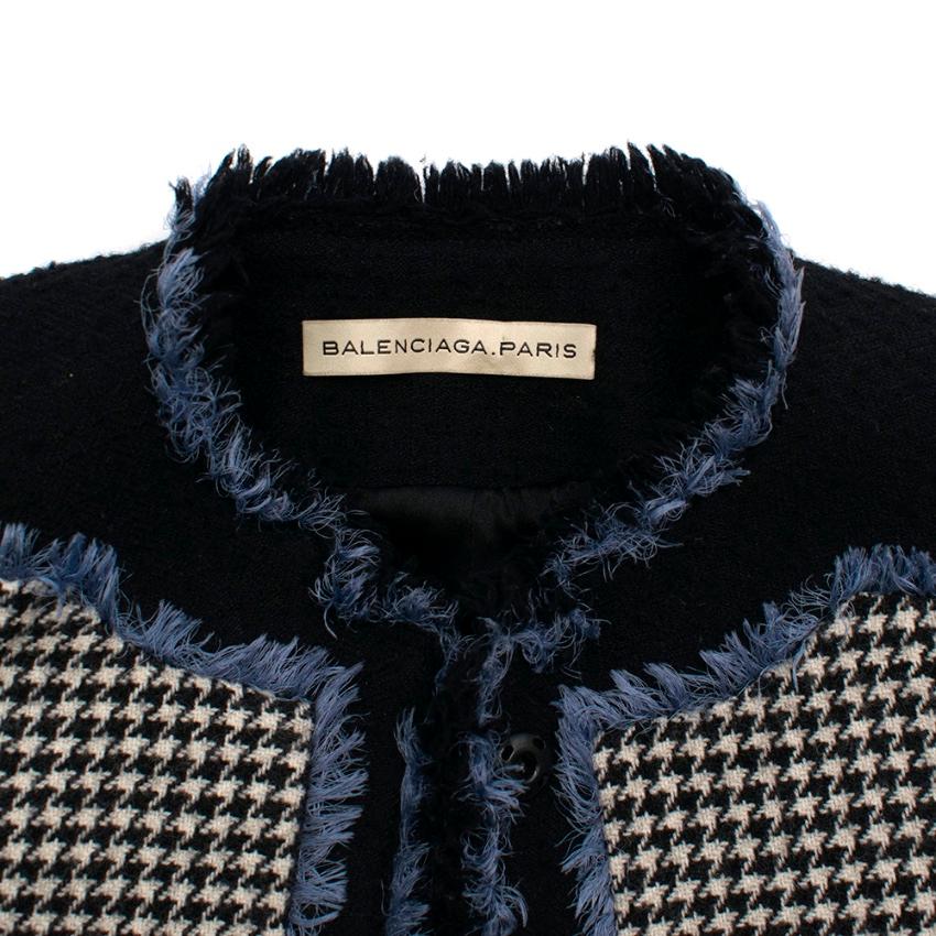 balenciaga houndstooth jacket