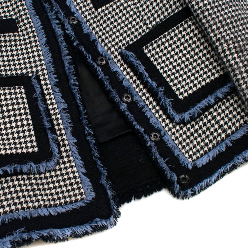 balenciaga houndstooth blazer