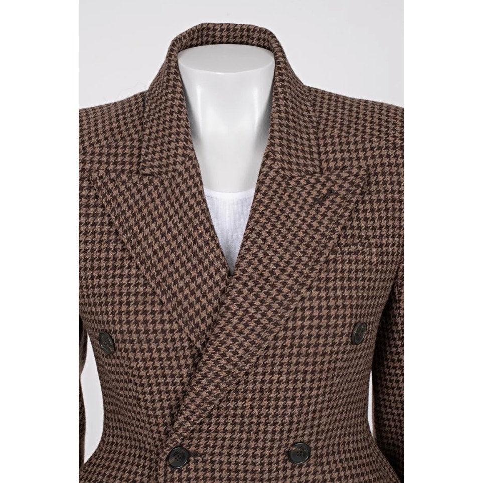 Cappotto in lana pied de poule di Balenciaga - IT36 / XS In condizioni buone a Krakow, PL