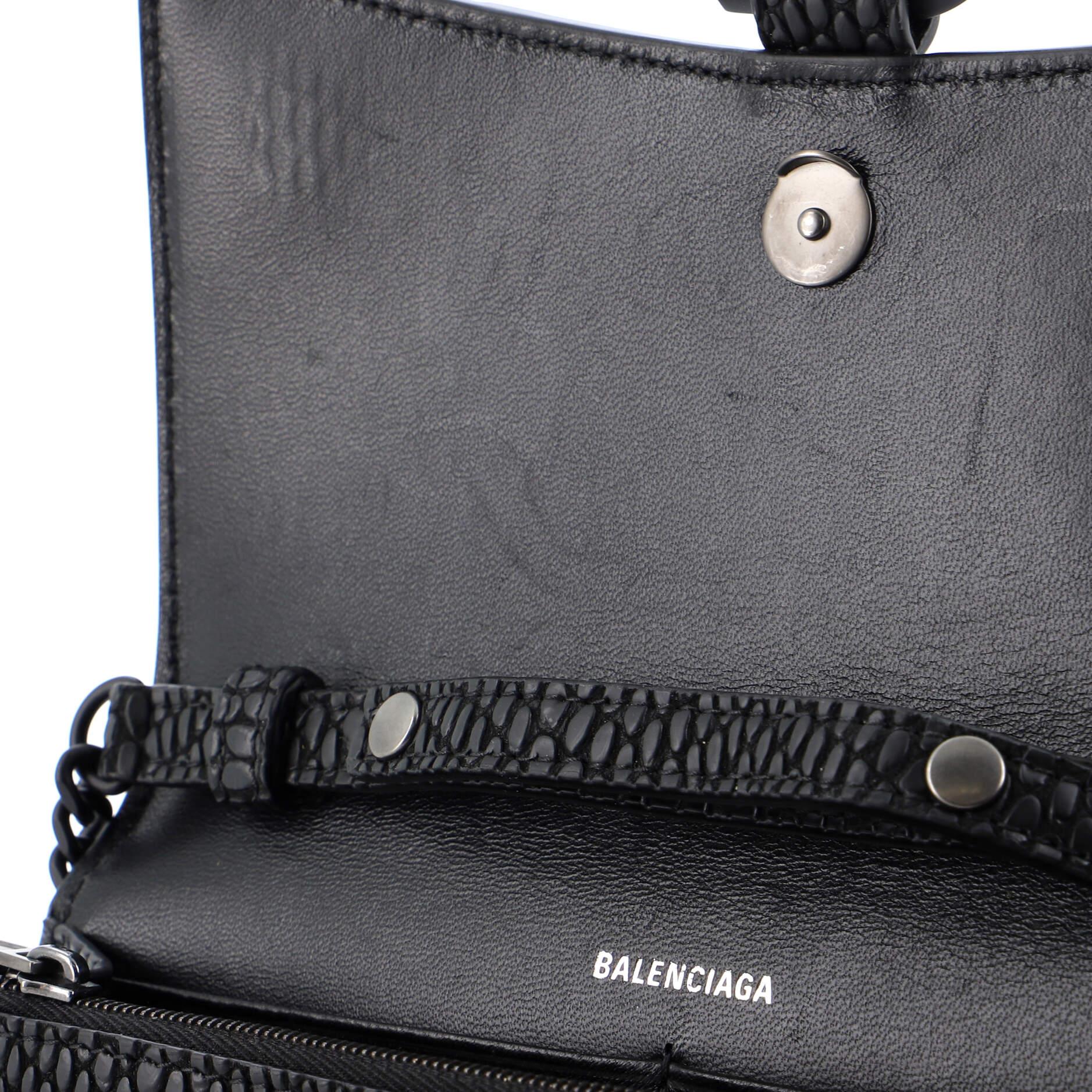 Balenciaga Hourglass Chain Wallet Leather 1
