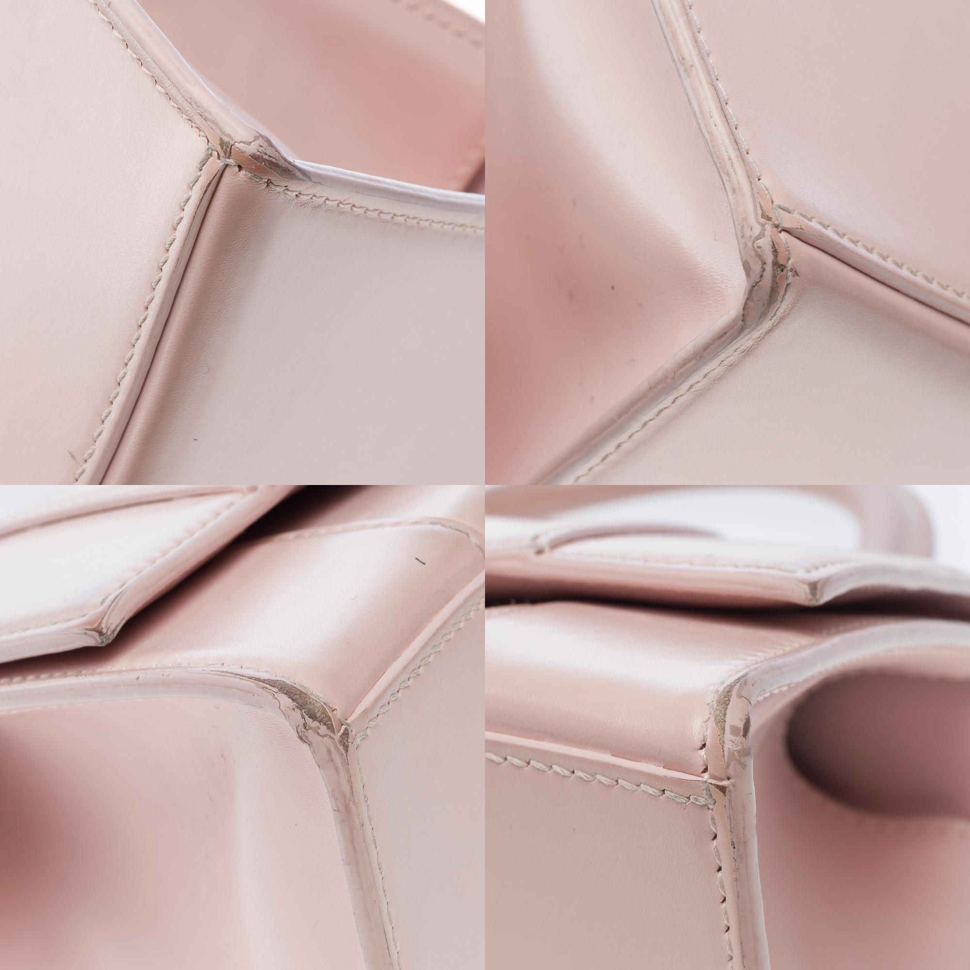 Balenciaga Clessidra piccola in pelle di vitello rosa, PHW in vendita 6