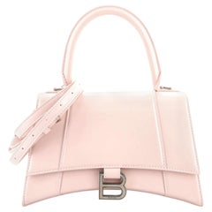 Balenciaga Hourglass Top Handle Bag Leather Small