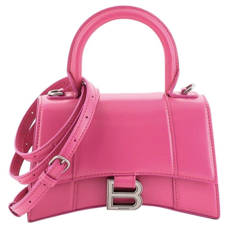 Balenciaga Hourglass Top Handle Bag Leather Small at 1stDibs | balenciaga  hourglass bag