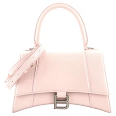 Balenciaga Hourglass Top Handle Bag Leather Small
