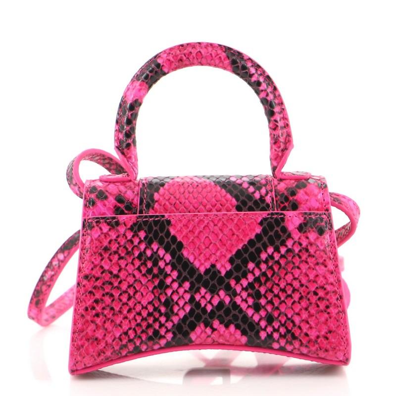 pink snakeskin balenciaga bag