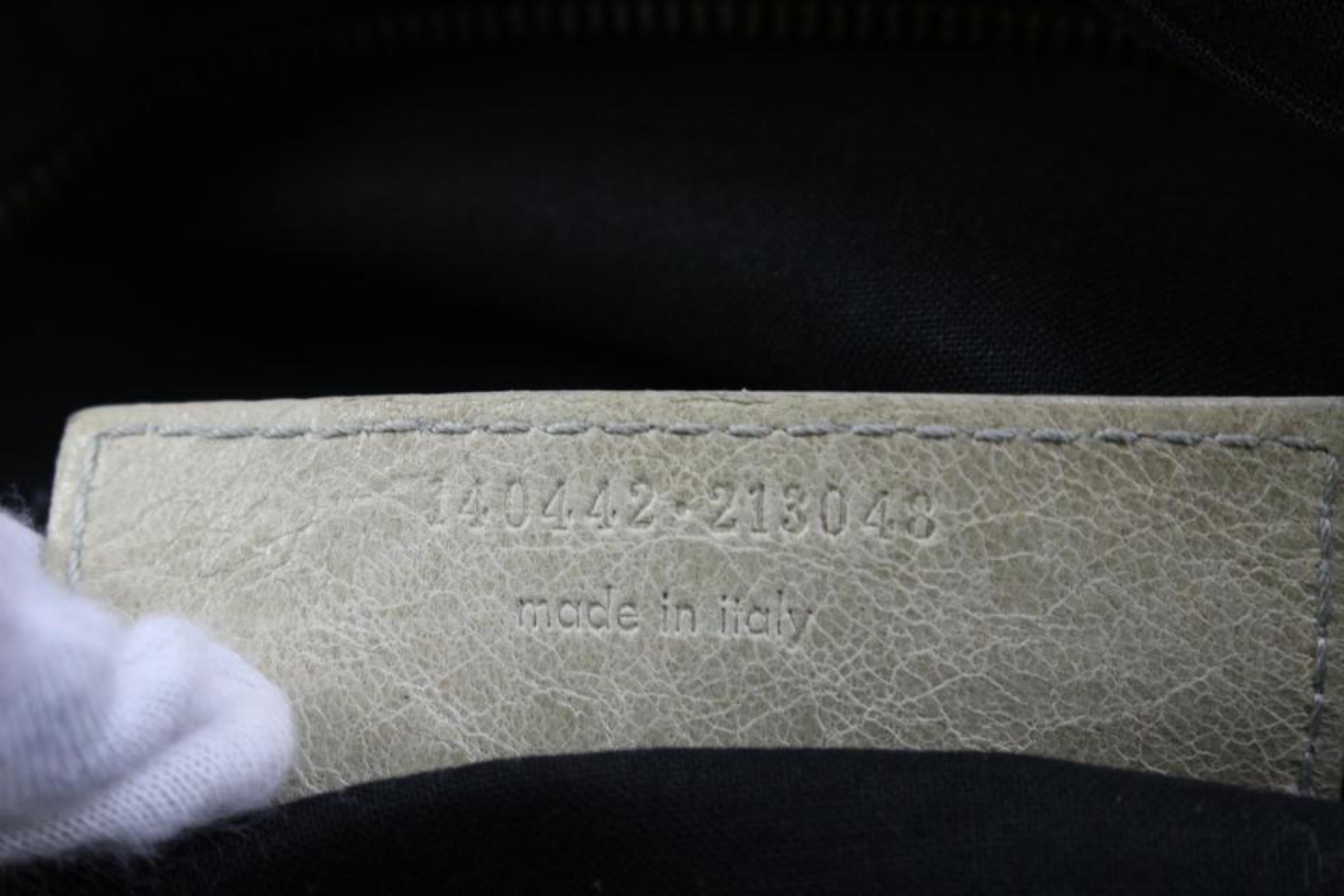 Balenciaga Ivory Beige Leather The Day One Hobo Bag 97ba52s 4