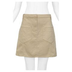 Balenciaga Khaki Pocket Mini Skirt