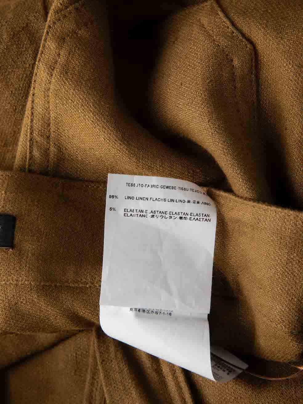 Pantalon ajusté Balenciaga kaki taille S en vente 1