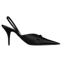 Balenciaga-Messer mit Slingback-Absatz in Schwarz 41 FR