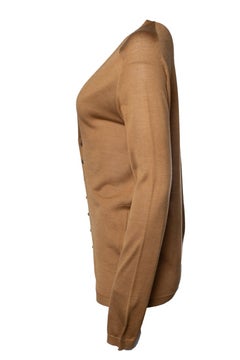 Balenciaga knit, brown cardigan