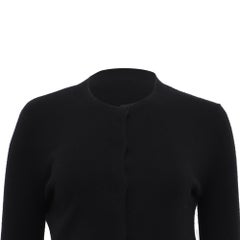 Balenciaga Knit Cardigan in Black Cashmere