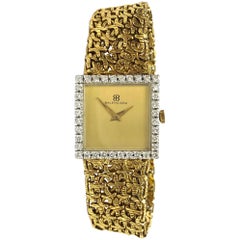 Balenciaga Ladies White and Yellow Gold Diamond Bezel Vintage quartz Wristwatch