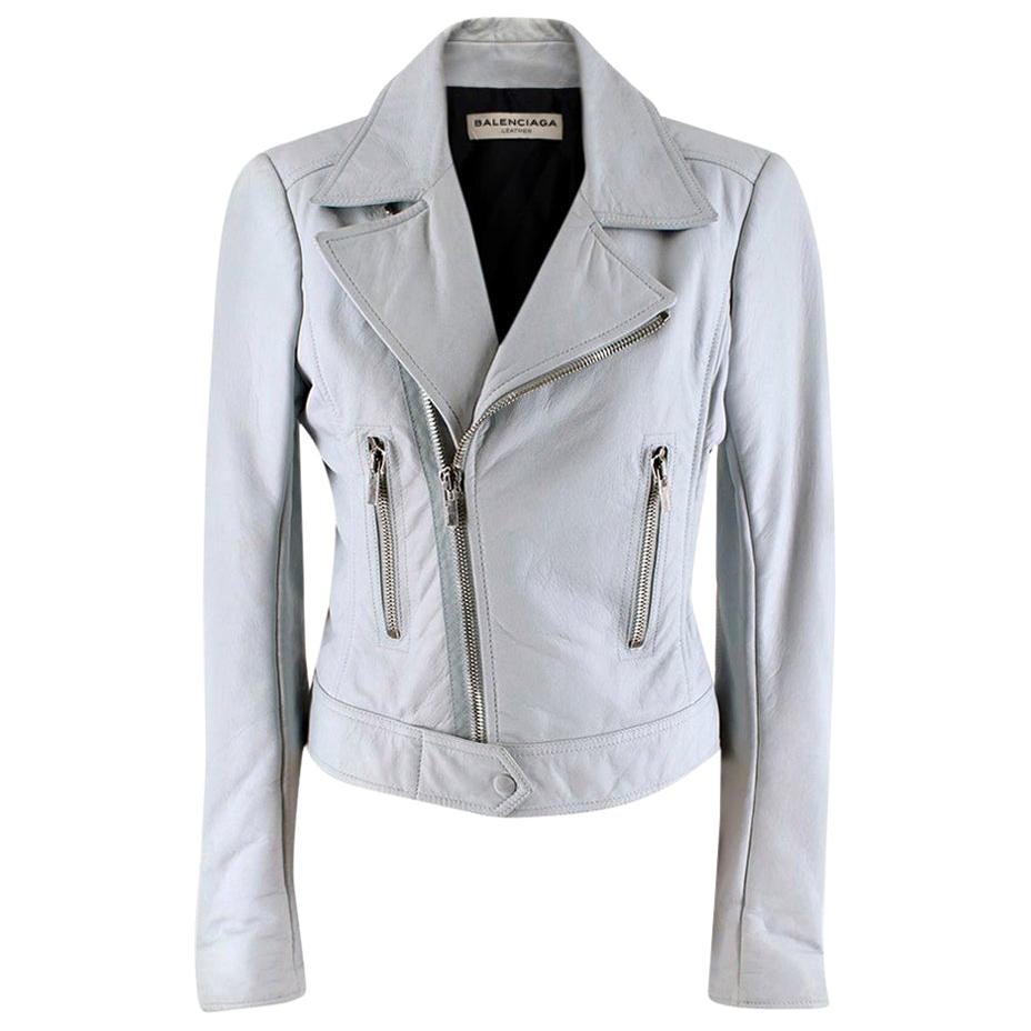 Balenciaga Lambskin Leather Jacket - Size US 8 