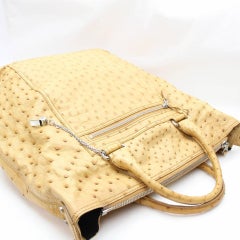 Balenciaga Large Ostrich Pompon Arena Tote 856463