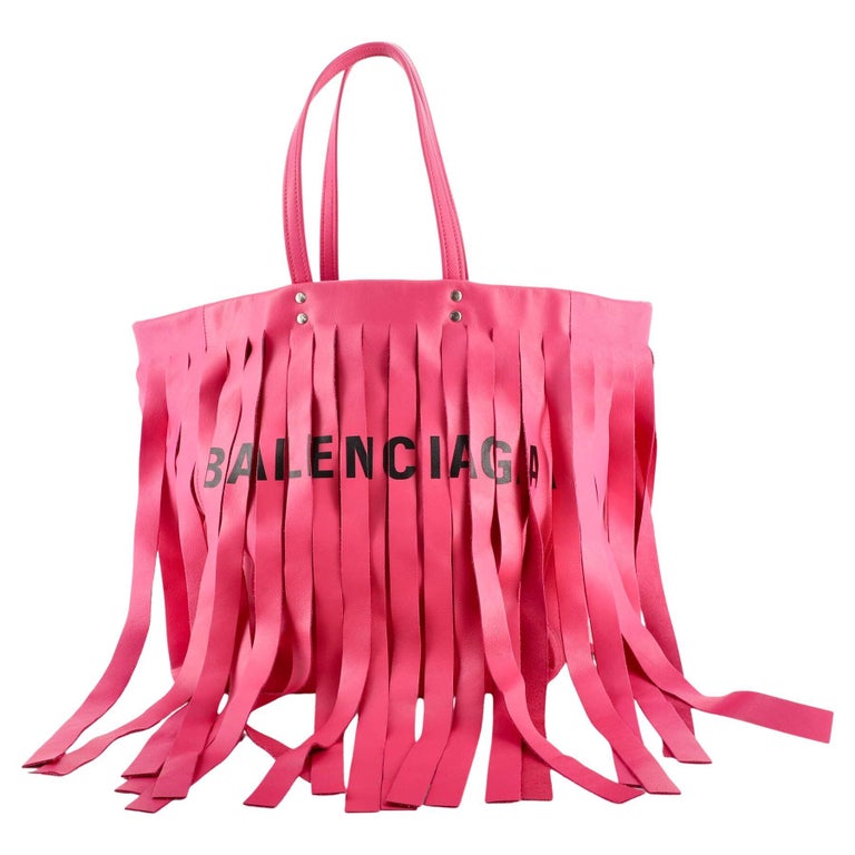 balenciaga laundry fringe bag