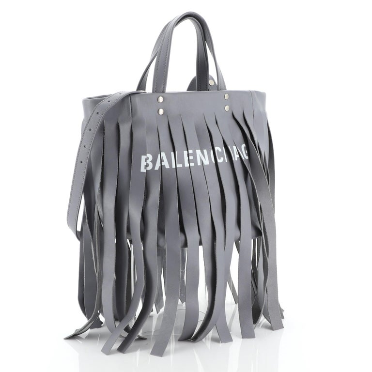 balenciaga laundry fringe bag