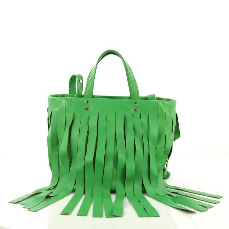 balenciaga laundry fringe bag