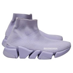 Balenciaga Lavender Speed Racer Sock Sneakers (EU 40)