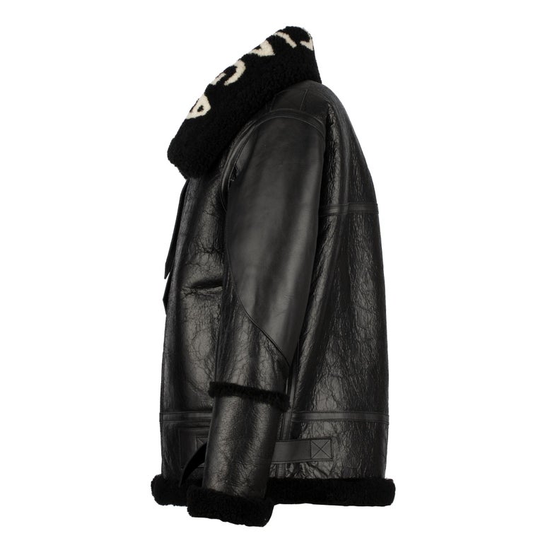 Balenciaga Le Bombardier Black Leather Biker Jacket 38 Fr For Sale at  1stDibs | bombardier leather jacket, balenciaga fur jacket