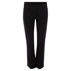 Balenciaga Le Dix Balenciaga Black Seam Detail Straight Trousers Size L