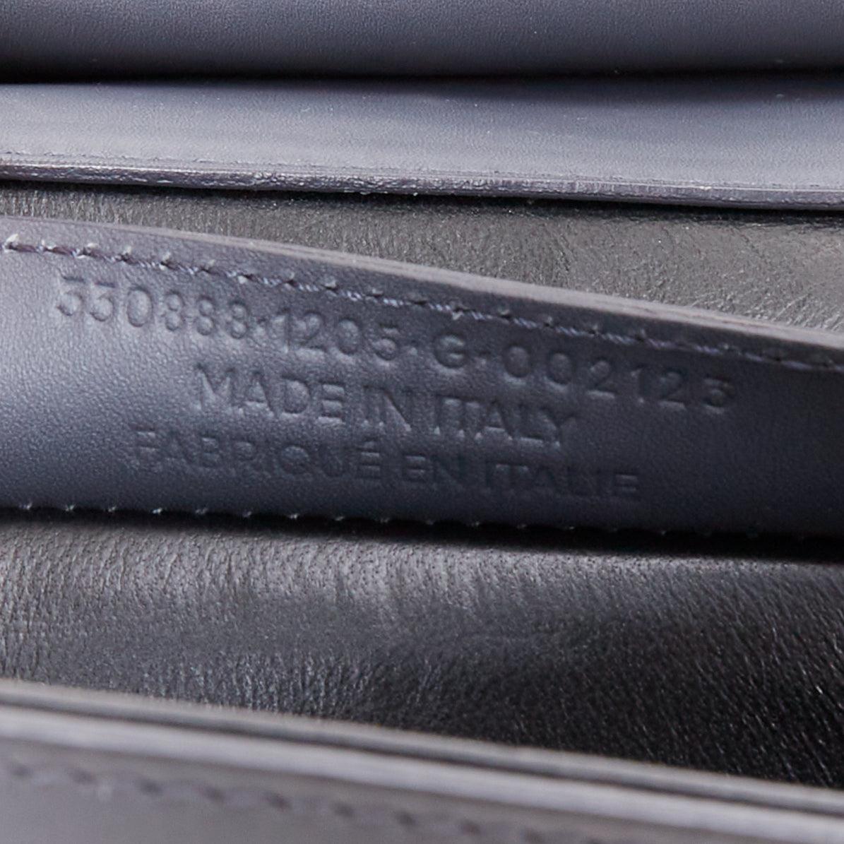 BALENCIAGA Le Dix Cartable Medium gold hardware structured top handle flap bag en vente 6