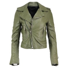 Balenciaga Leather Biker Jacket Fr 40 UK 12 