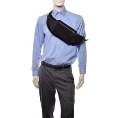 Balenciaga Schwarze Neo Lift Sling Gürteltasche aus Leder