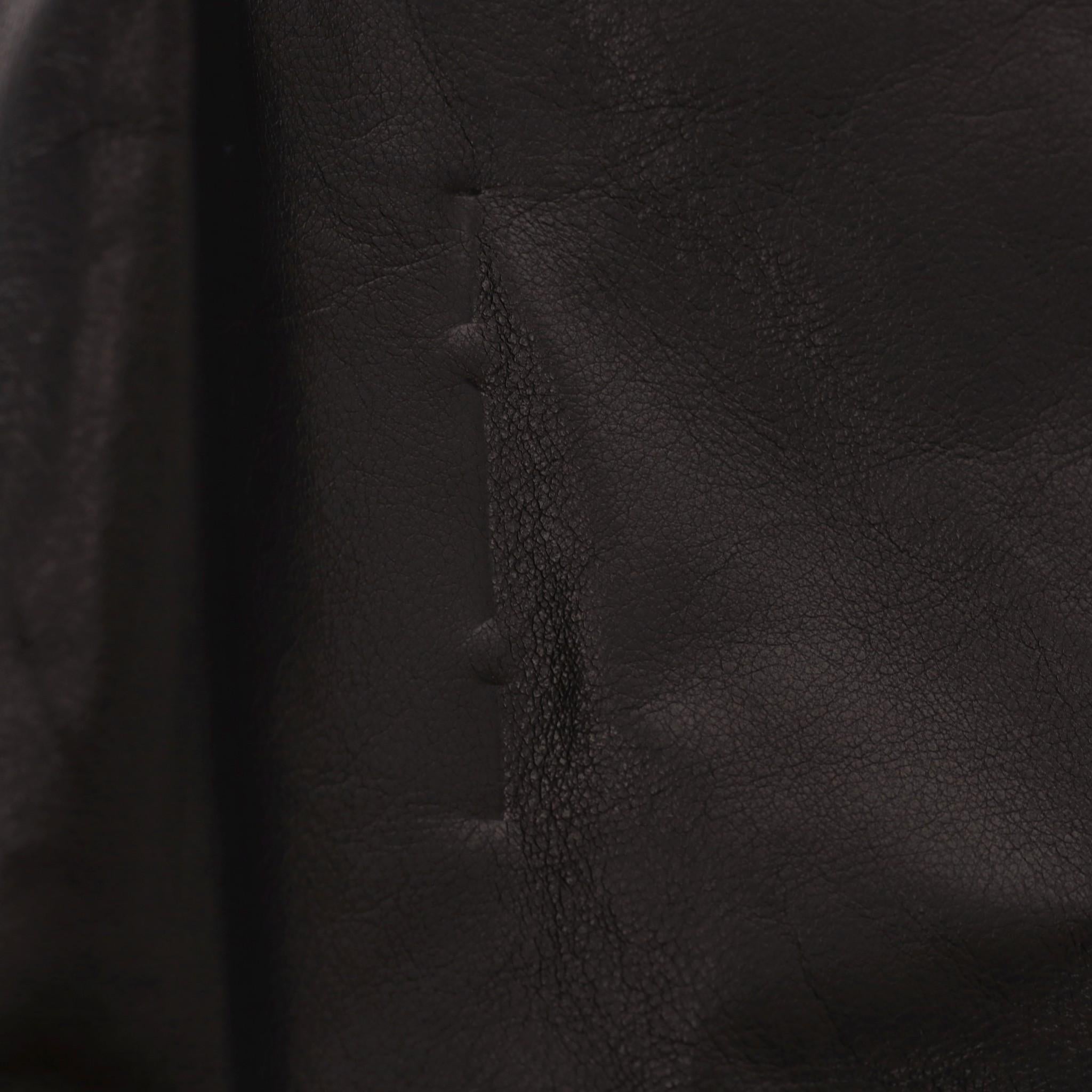 Balenciaga Leather Godet Skirt 5