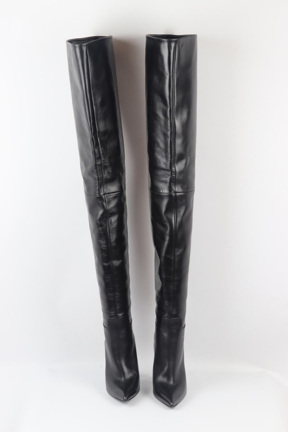 balenciaga thigh high boots
