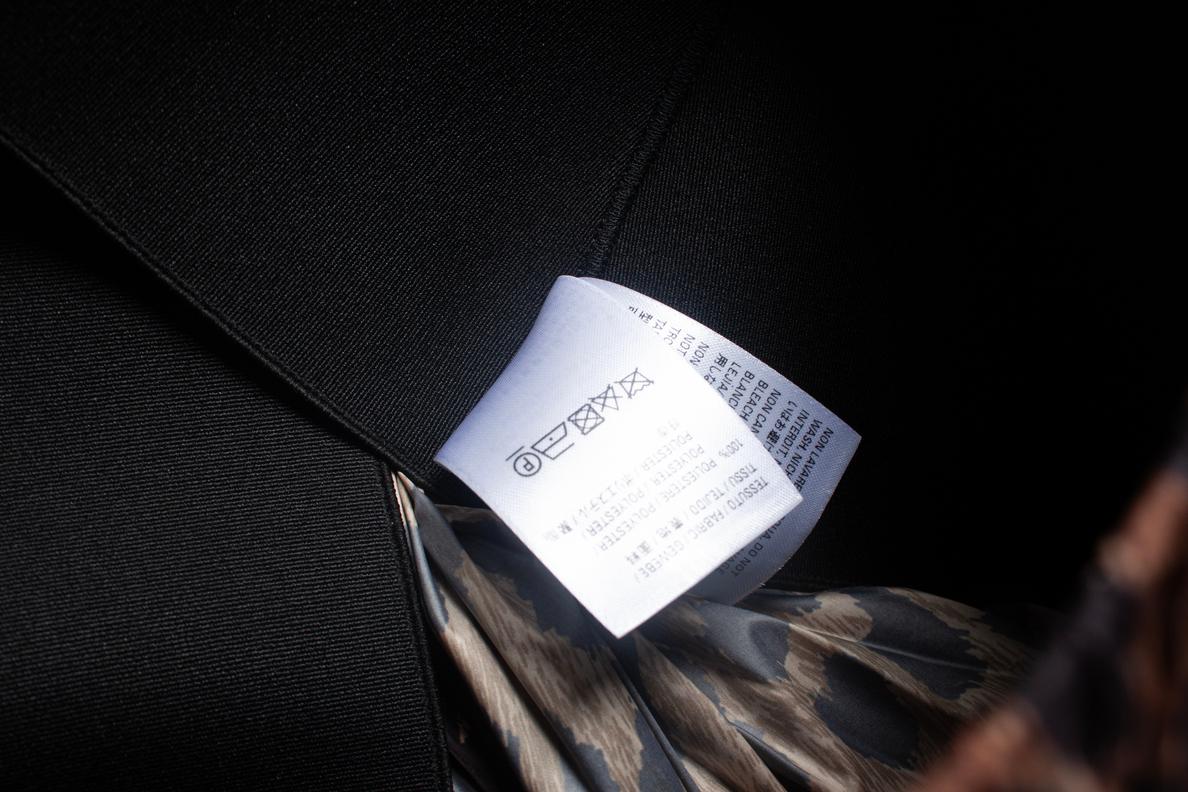 Women's Balenciaga, leopard print silk pleated midi skirt For Sale