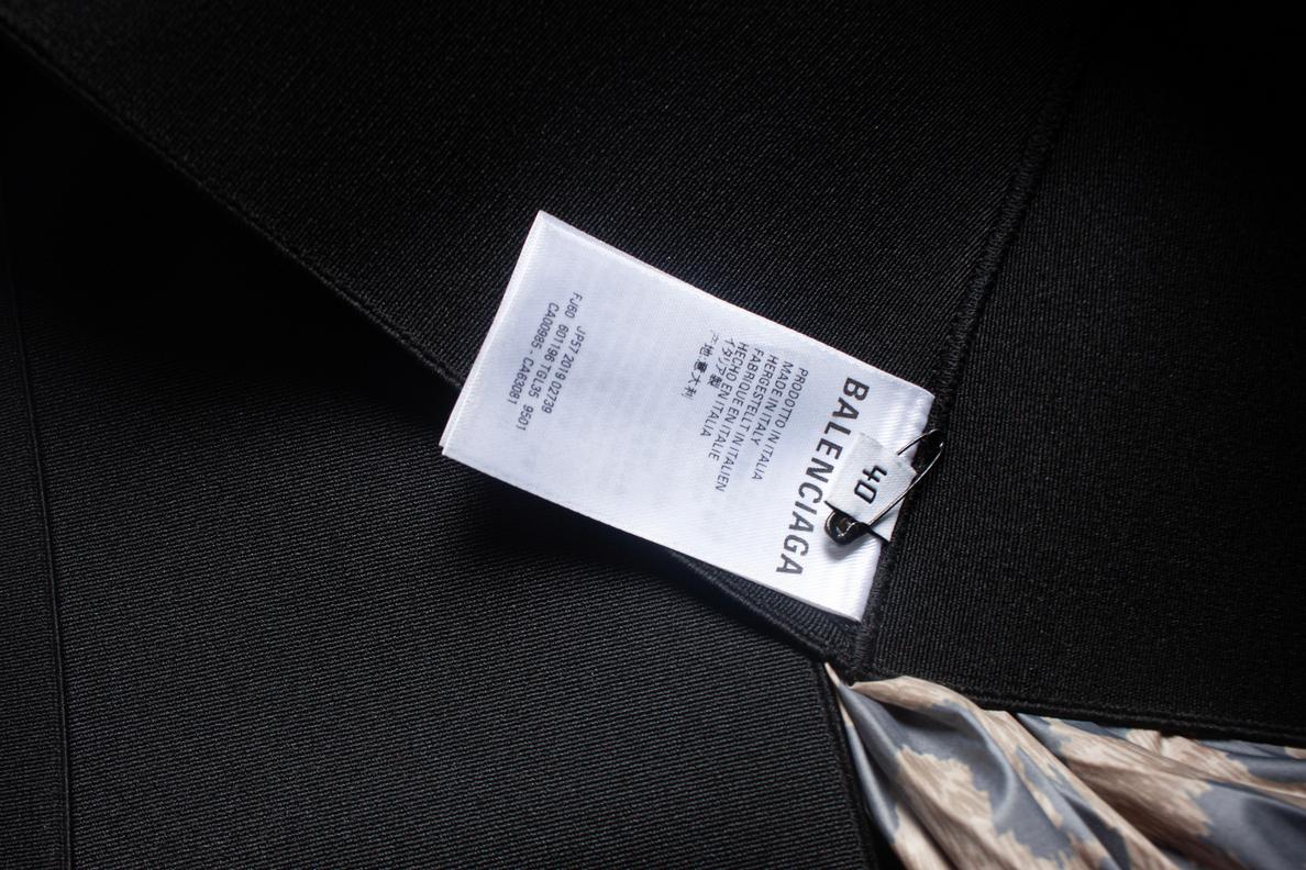 Balenciaga, leopard print silk pleated midi skirt For Sale 1