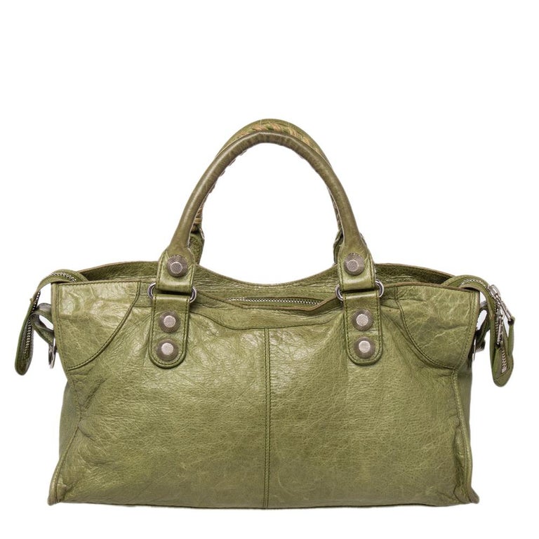 Balenciaga Light Olive Leather GSH Part Time Tote at 1stDibs | balenciaga  light bag, balenciaga bag with light, balenciaga purse with light