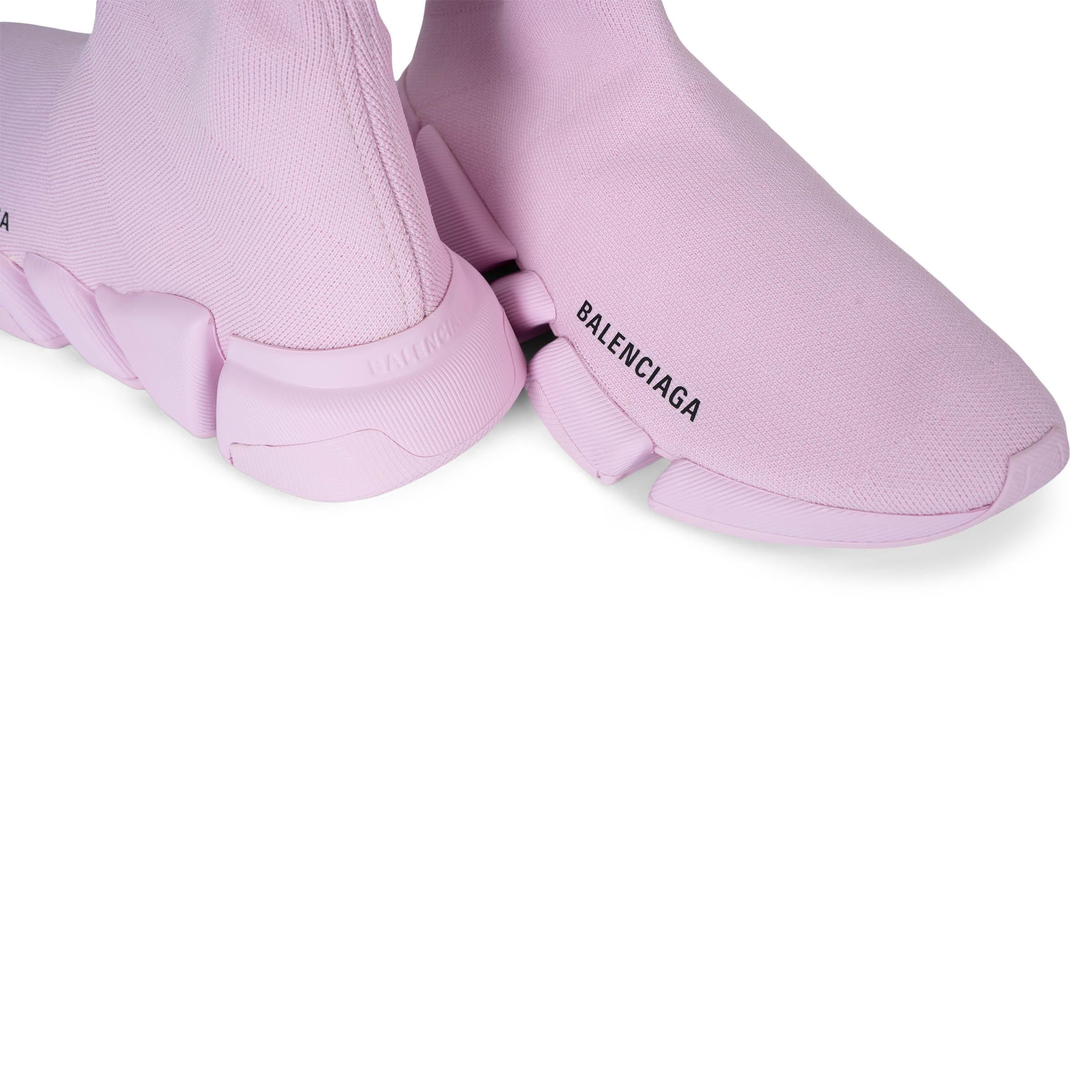 BALENCIAGA light pink 2020 SPEED 2.0 SOCK Sneakers Shoes 38 For Sale 1