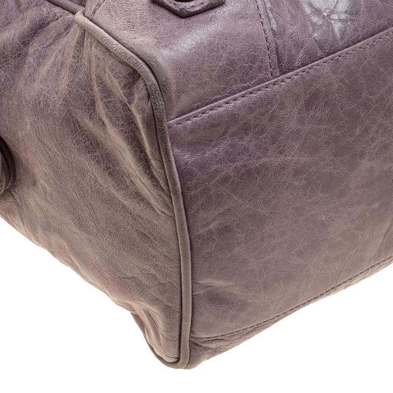 Balenciaga Lilac Leather Box Bag 3