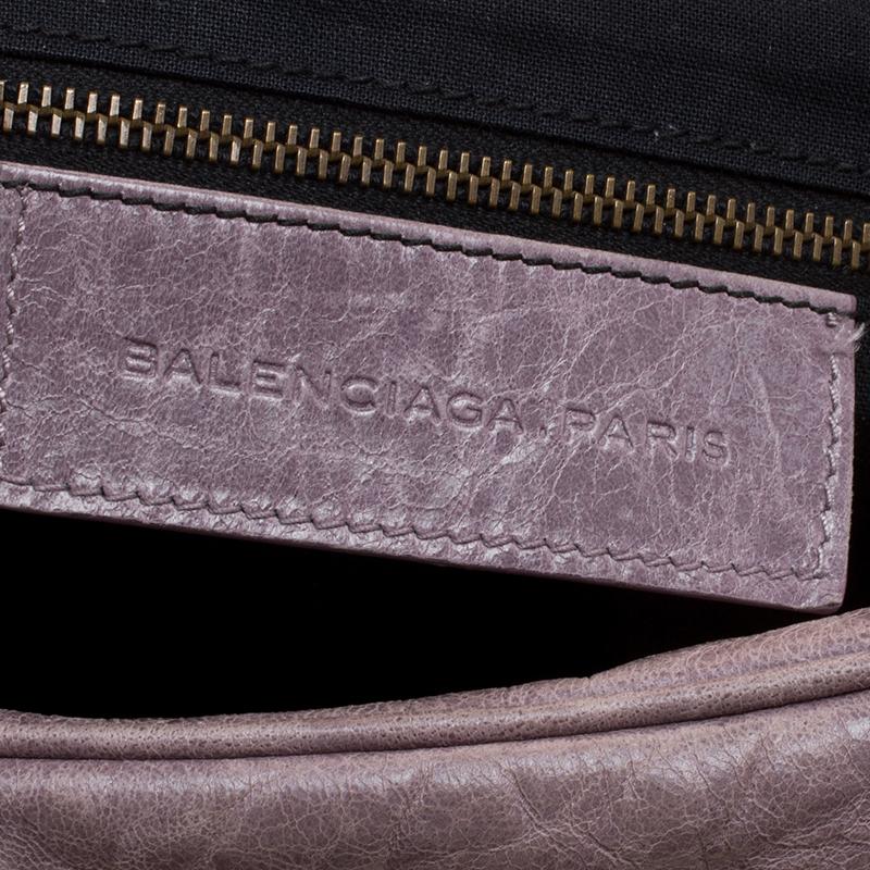 Women's Balenciaga Lilac Leather Box Bag