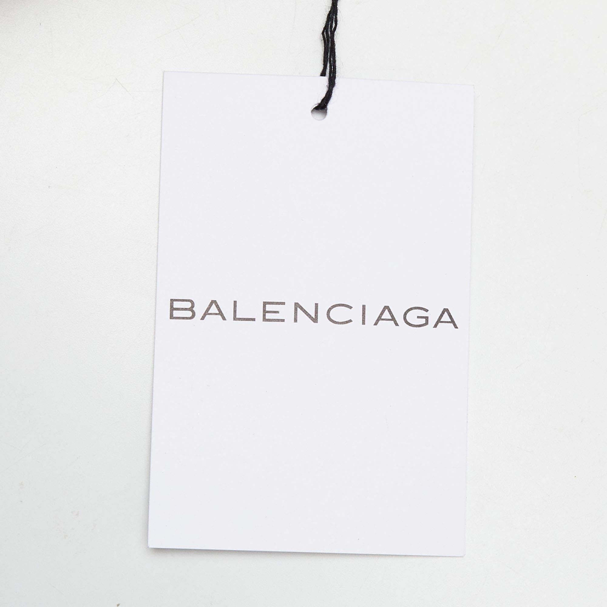 Balenciaga - Sac Motor City en cuir lilas en vente 8