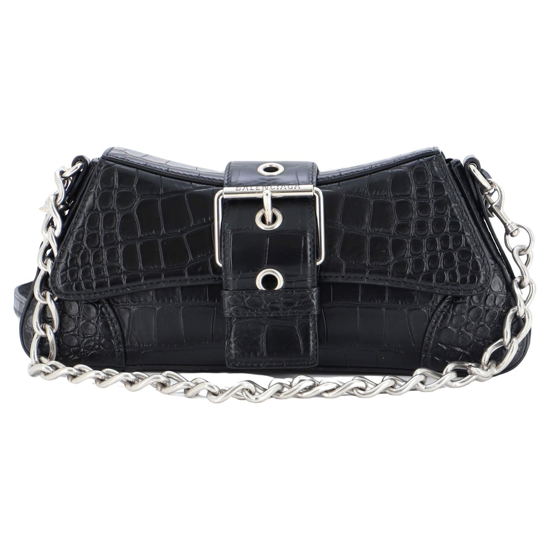 Balenciaga Lindsay Chain Strap Shoulder Bag Leather For Sale