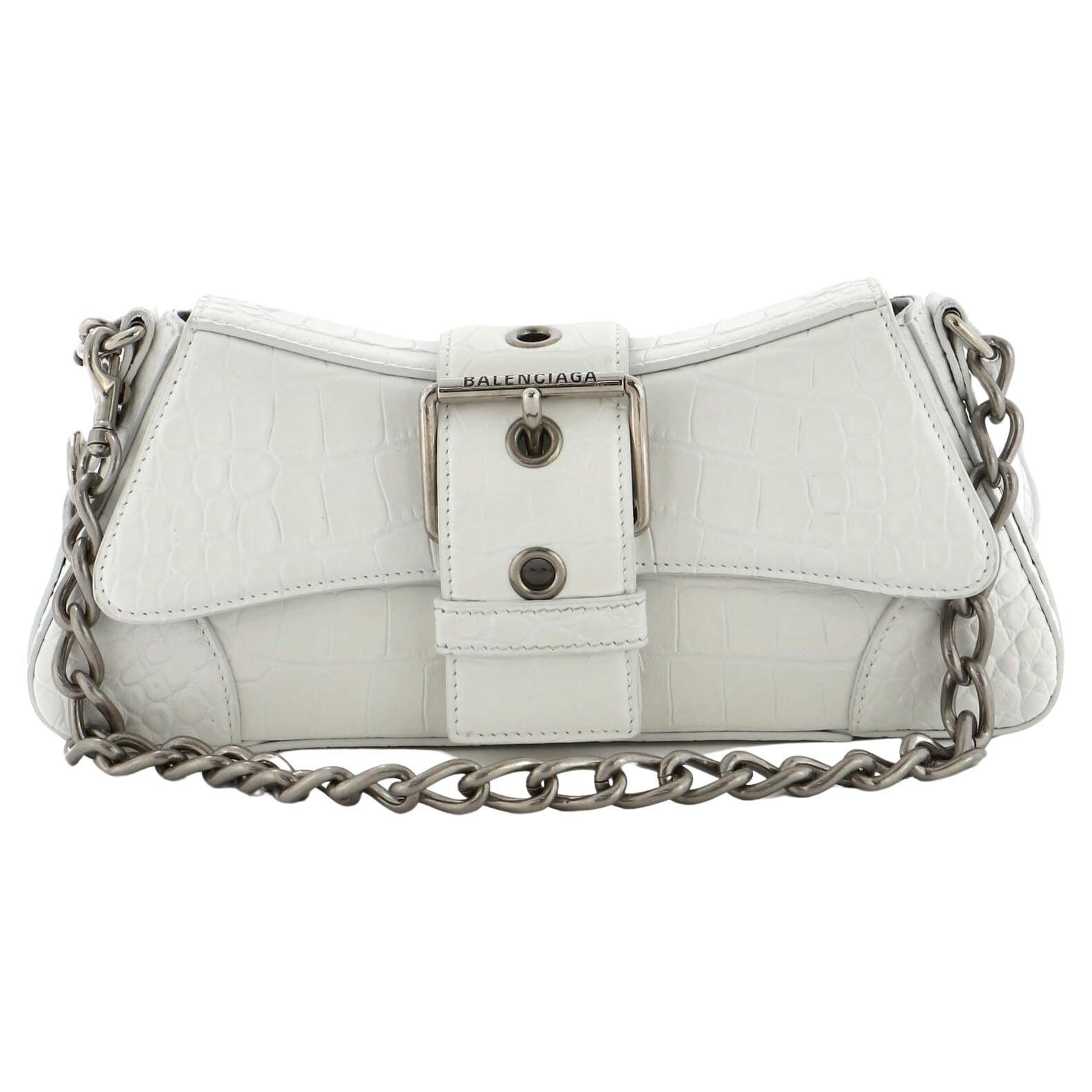 Balenciaga Lindsay Chain Strap Shoulder Bag Leather For Sale at 1stDibs