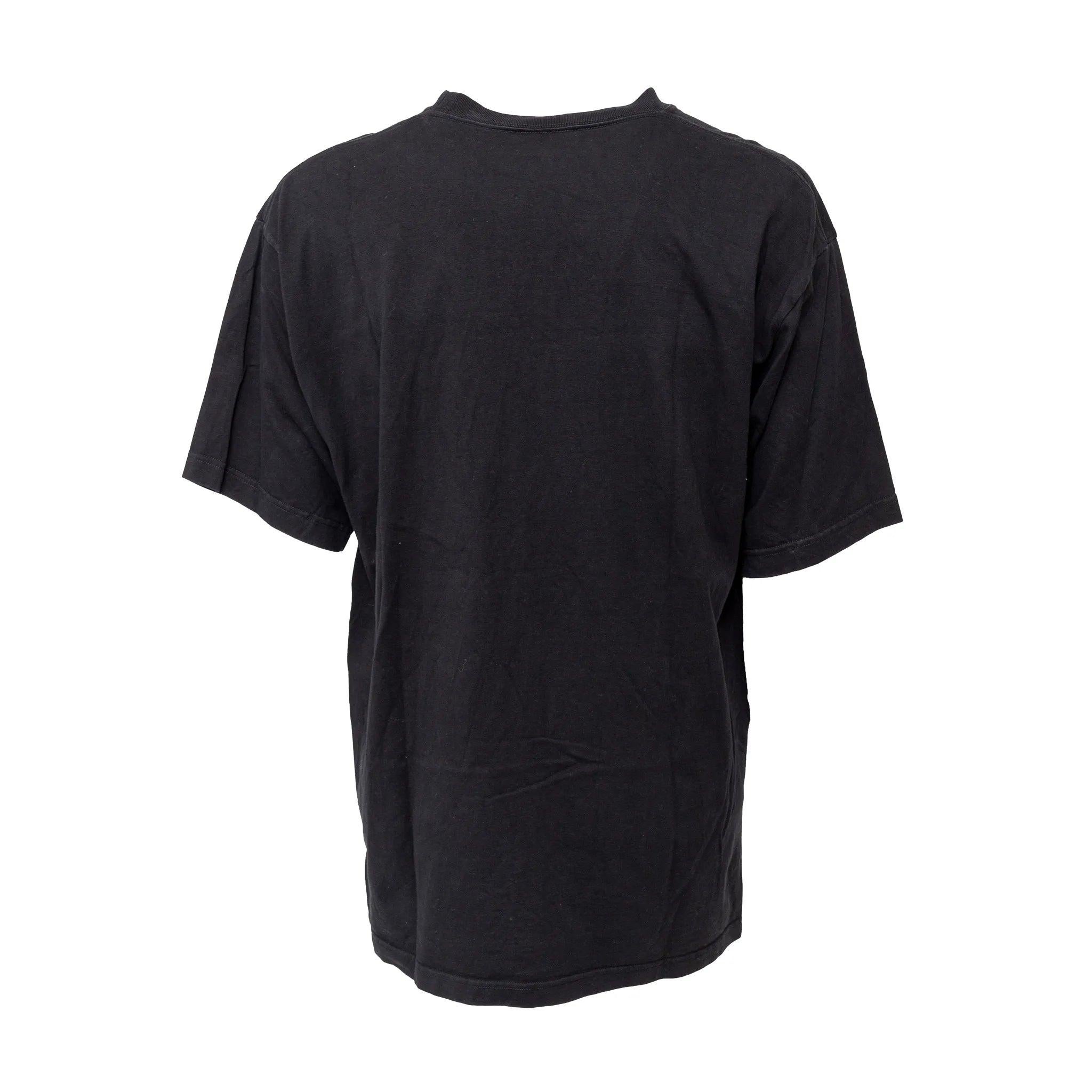 Balenciaga-T-Shirt aus schwerer GSM-Baumwolle. Entspannte Passform, Rundhalsausschnitt und detaillierte Lion's Laurel-Stickerei auf der Brust.  
 Maße: Schulter:54;Ärmel:24;Brustumfang:60;Länge:80  
 MATERIAL: 100% Baumwolle