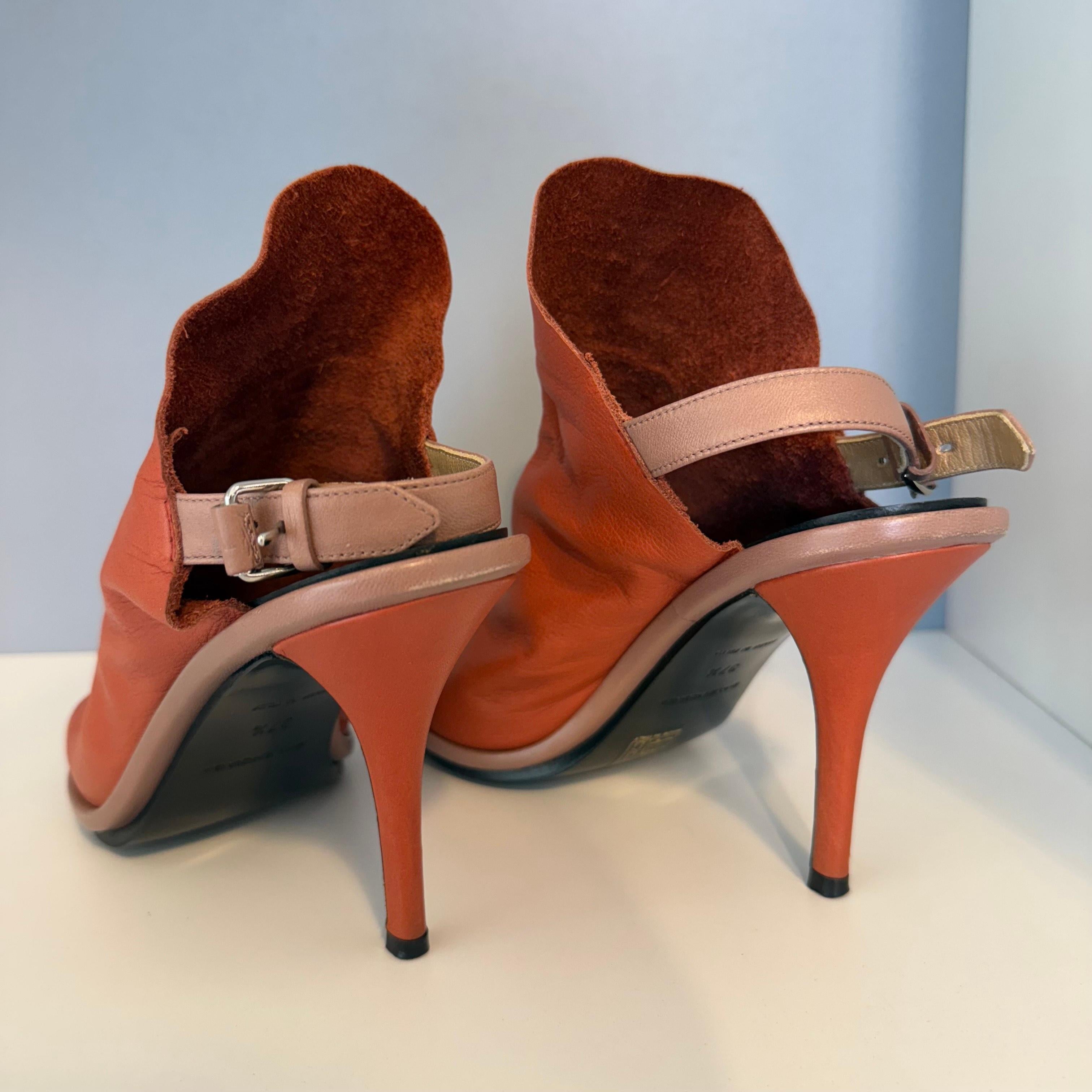 Donna Balenciaga Punta aperta in pelle di aragosta IT 37,5 in vendita